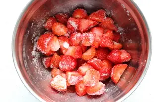 Clarification de fraises : etape 25