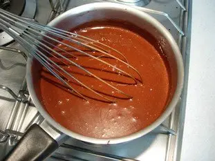 Sauce au chocolat : etape 25