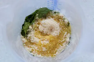 Pesto coriandre-cajou : etape 25