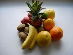 Salade de fruits : etape 25