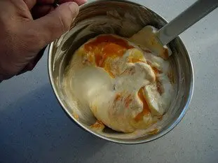 Crème fouettée à l'abricot : etape 25
