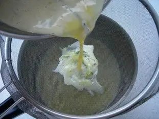 Verrine cassis, vanille et citron vert : etape 25