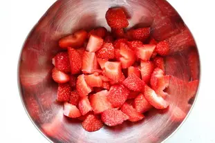 Brunoise de fraises et sabayon moelleux : etape 25