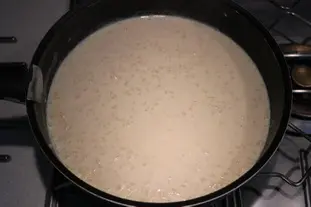 Riz au lait au chocolat : etape 25