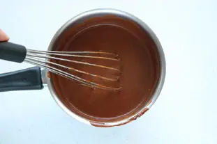 Tarte poires et chocolat, note de menthe : etape 25