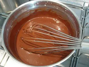 Tarte fondante au chocolat