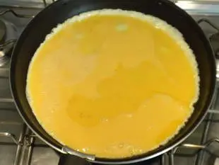 Omelette aux asperges vertes