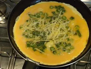 Omelette aux asperges vertes : etape 25