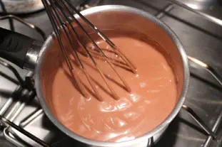 Crème maïzena au chocolat : etape 25