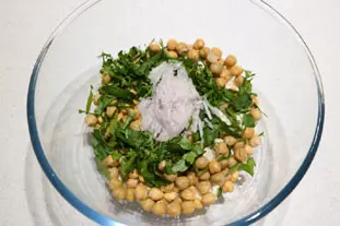Salade de pois chiche à la libanaise : etape 25