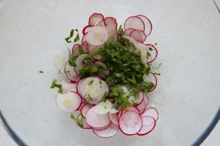 Salade croquante radis et carottes : etape 25