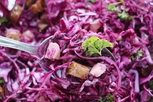 Salade de chou rouge de Nanou