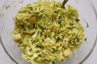 Salade citronnée de choux et pommes de terre