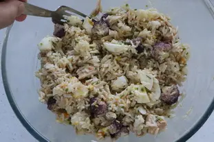 Salade de riz et brocoli du Cap : etape 25