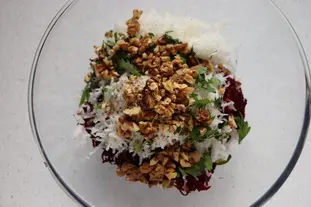 Salade de betteraves et radis noirs : etape 25