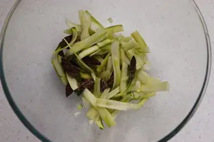 Salade d'asperges vertes à cru