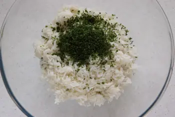 Salade riz-courgettes au paprika