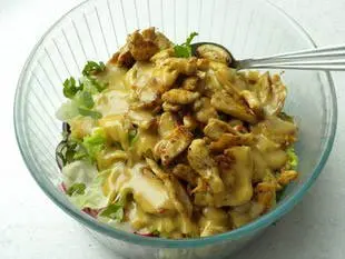 Salade tiède de poulet : etape 25