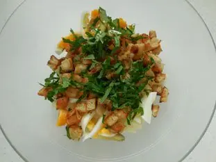 Salade d'asperges blanches : etape 25