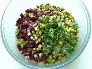 Salade cubique : etape 25
