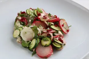 Salade croquante de printemps