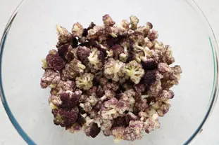 Salade de chou-fleur bicolore