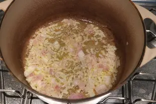Soupe rustique aux poireaux et choux de Bruxelles : etape 25