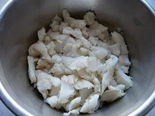 Pétales de poisson, julienne de légumes et beurre blanc : etape 25