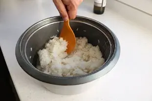 Filet de lieu en gratin de légumes et riz : etape 25