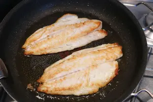 Filets de poissons grillés, chou étuvé au Noilly : etape 25