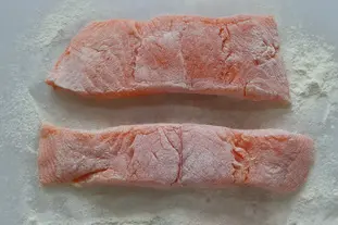 Filet de saumon meunière : etape 25