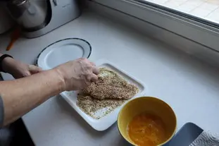 Escalopes de veau panées au sésame : etape 25