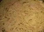 Spaghettis au saumon fumé